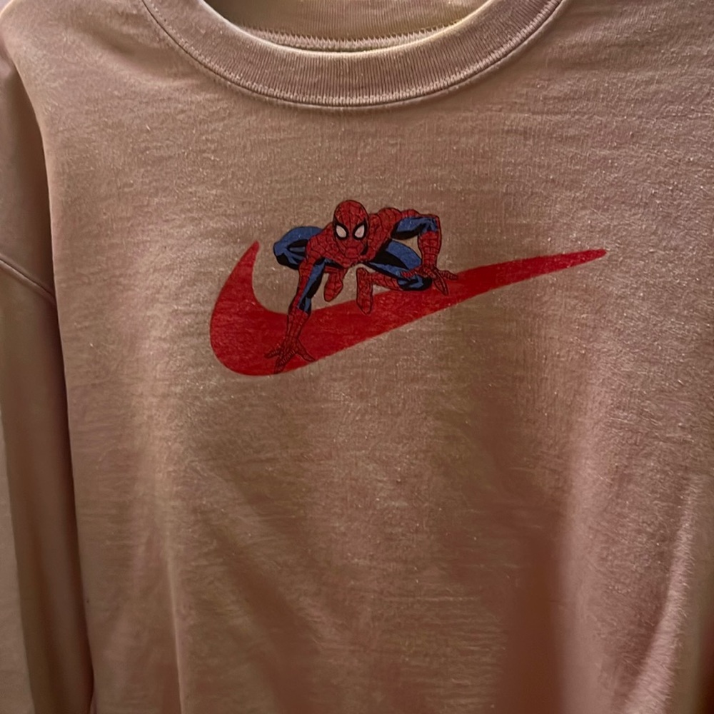 Nike Spiderman crew neck